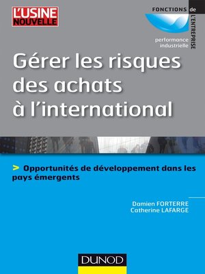 cover image of Gérer les risques des achats à l'international